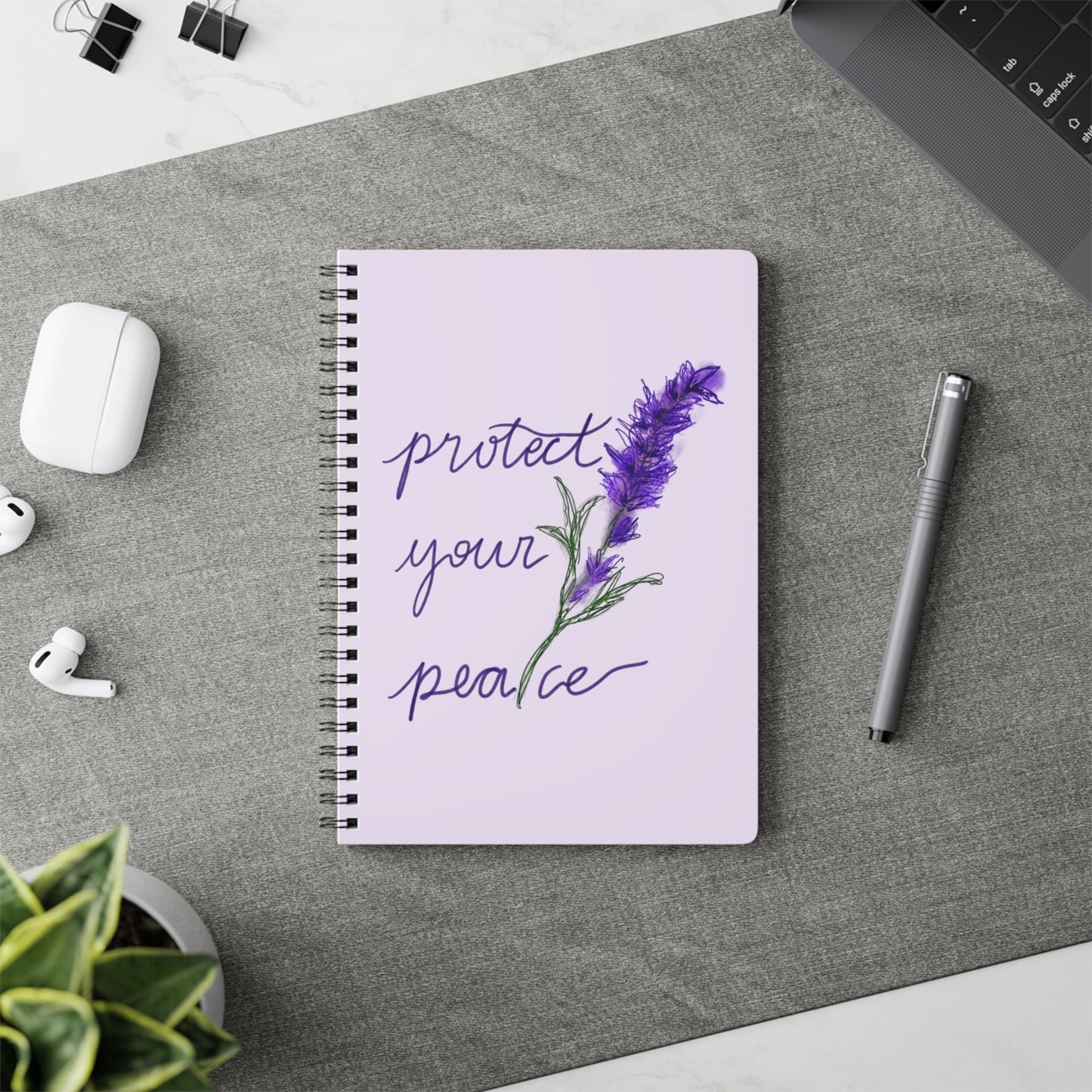 Protect Your Peace A5 Lined Notebook