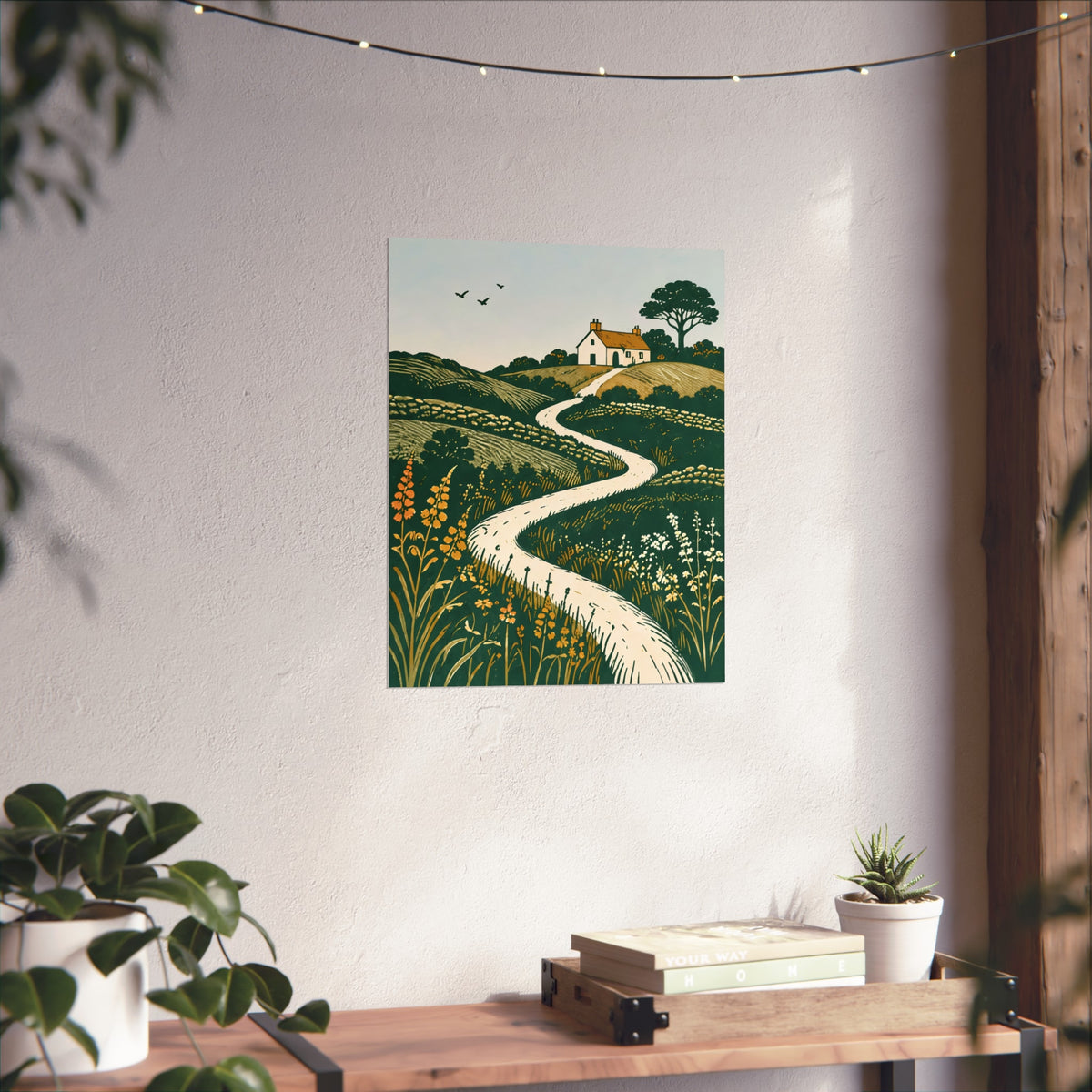 The Long Way Home – Countryside Art Print