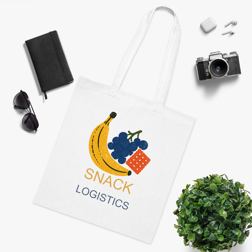 Snack Logistics Cotton Tote Bag