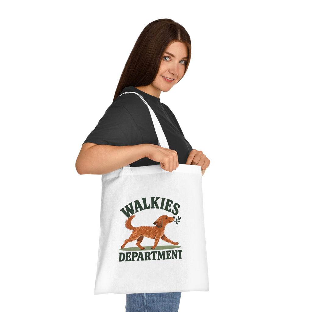 Walkies Department Cotton Tote Bag