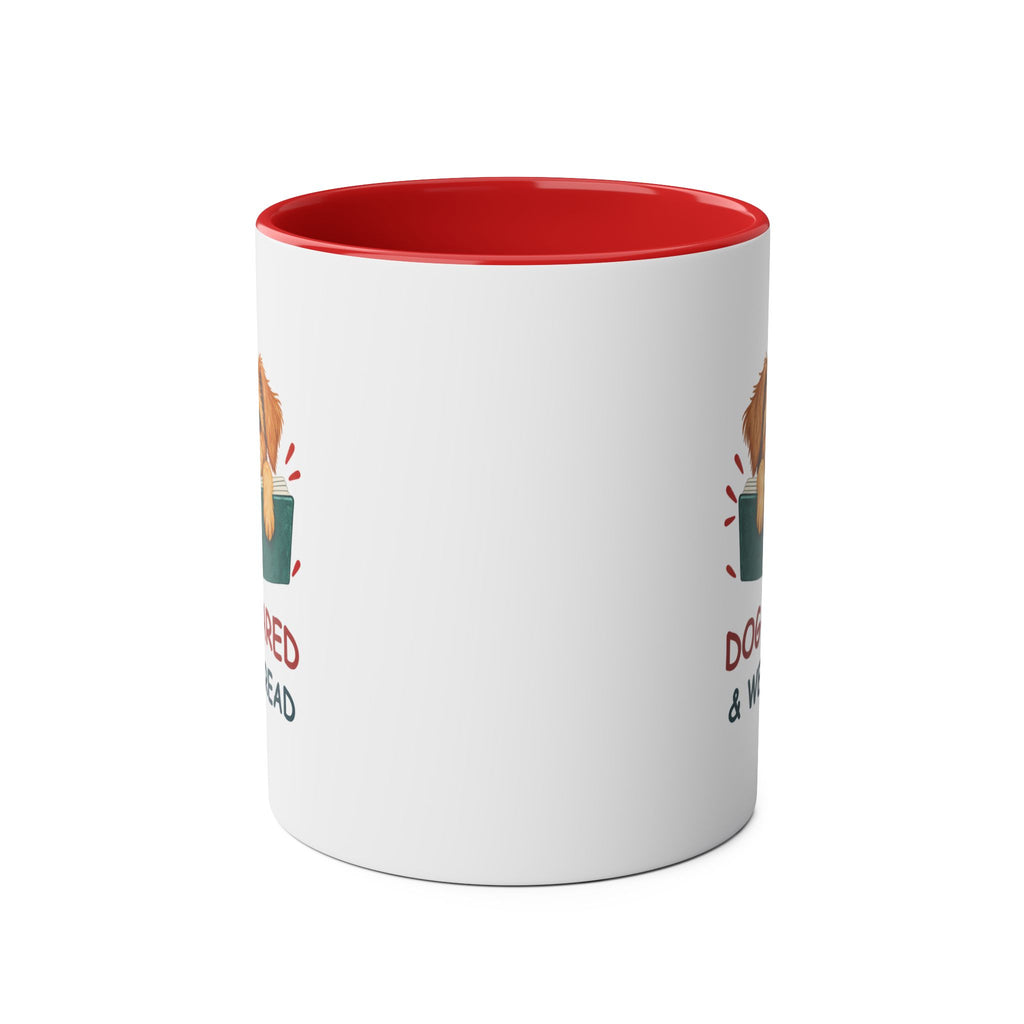 Dog-Eared and Well Read Accent Mug – 11oz