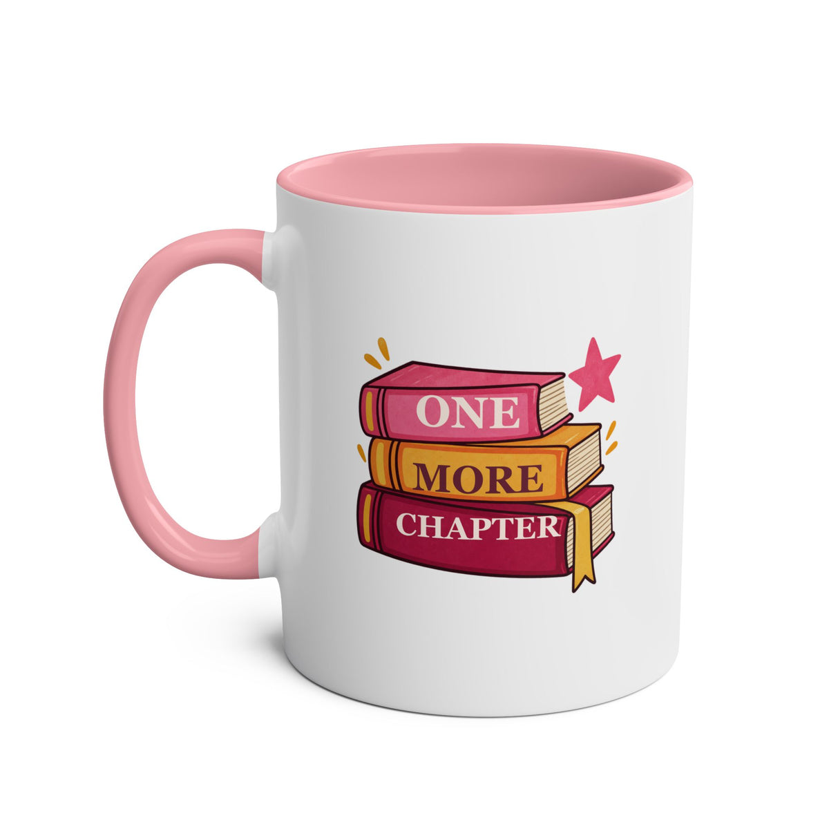 One More Chapter – Bookish Accent Mug – 11oz