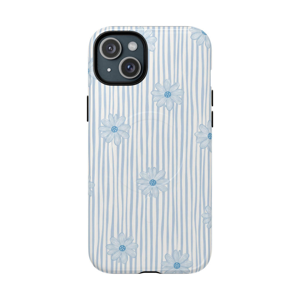 Blue Ditsy Floral Magnetic Phone Case – view 5