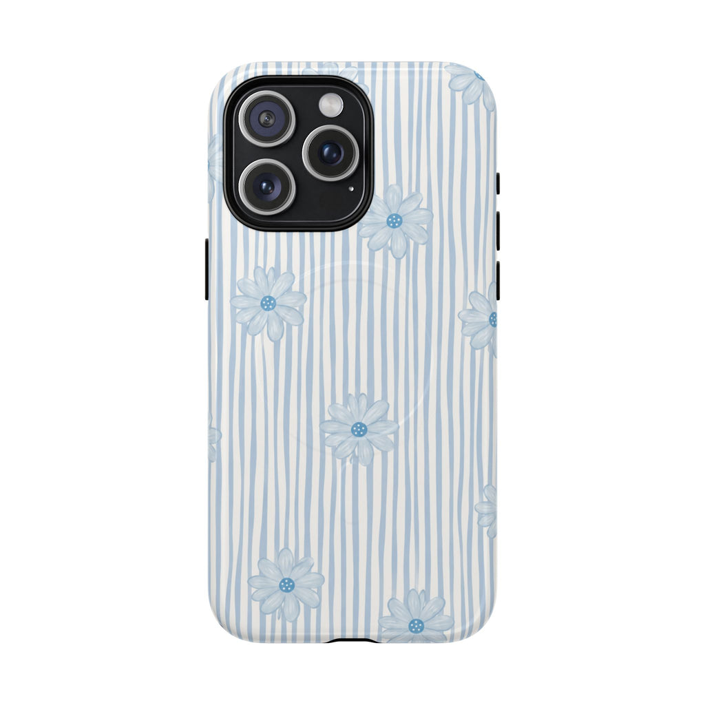 Blue Ditsy Floral Magnetic Phone Case – view 7