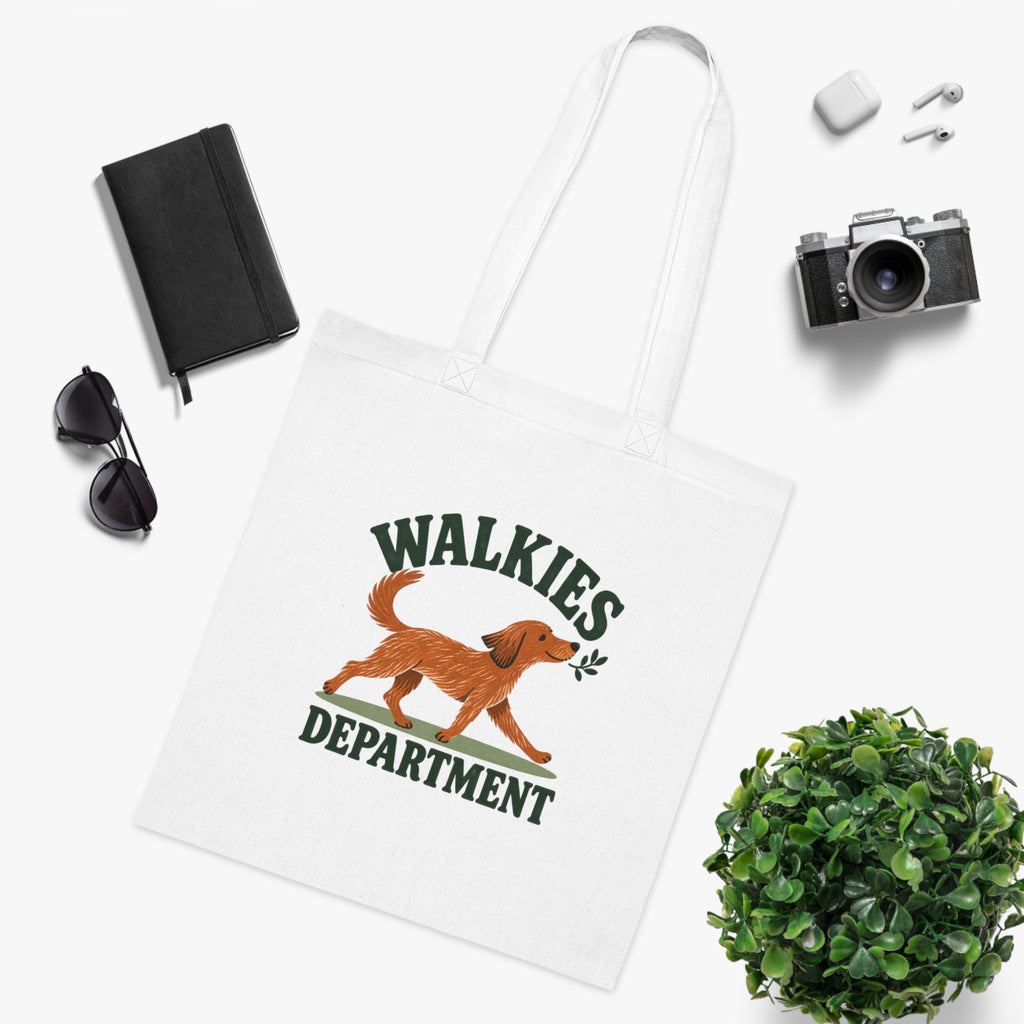 Walkies Department Cotton Tote Bag