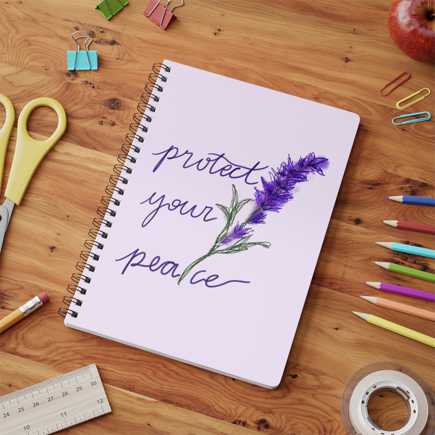 Protect Your Peace A5 Lined Notebook