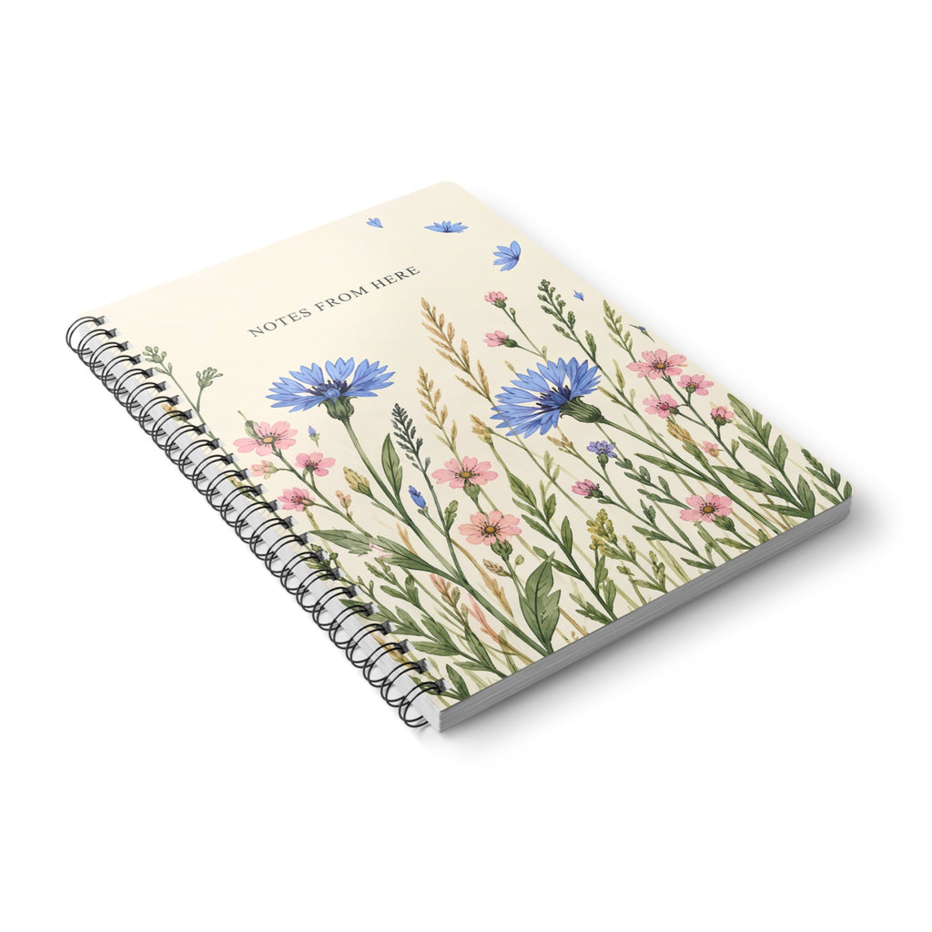 Wildflower Notes A5 Lined Notebook