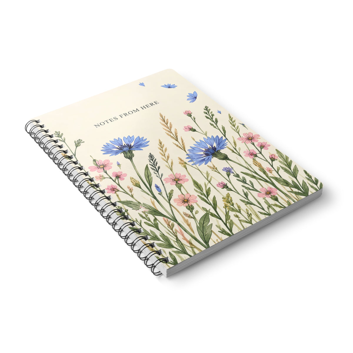 Wildflower Notes A5 Lined Notebook
