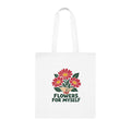 Flowers for Myself Cotton Tote Bag
