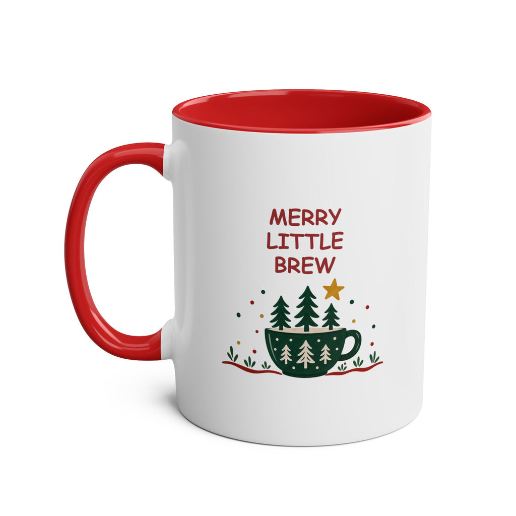 Merry Little Brew – Christmas Accent Mug – 11oz