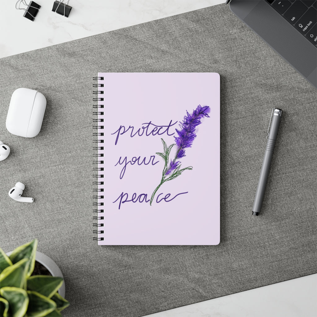 Protect Your Peace A5 Lined Notebook – view 9