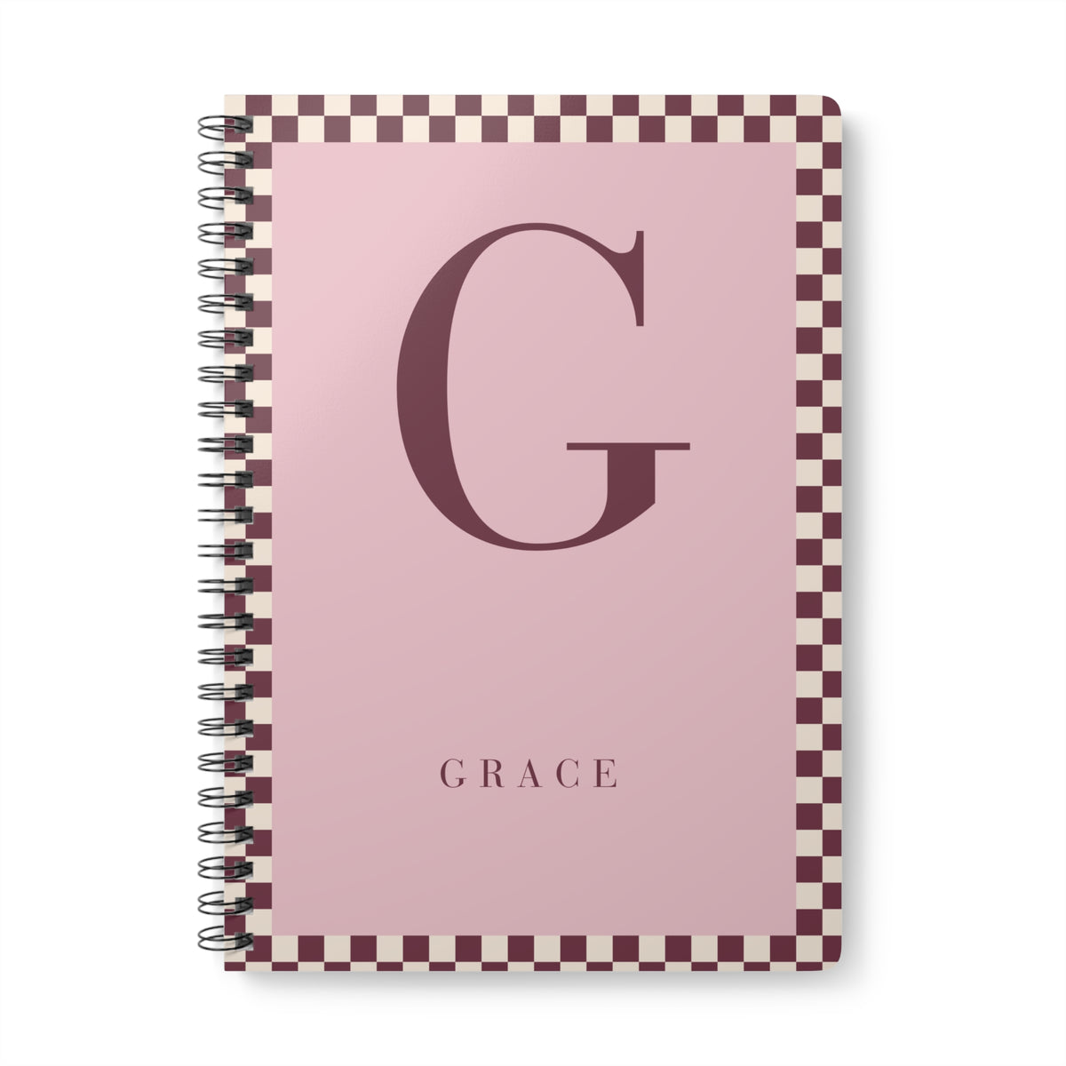 The Big Initial – Personalised A5 Lined Notebook