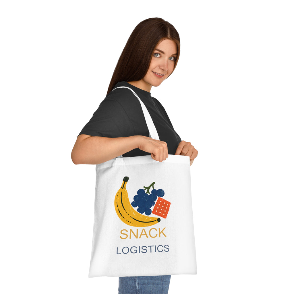 Snack Logistics Cotton Tote Bag