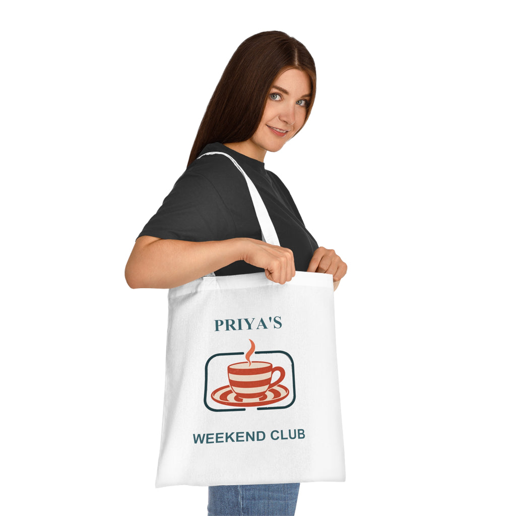 Personalised Weekend Club Cotton Tote Bag
