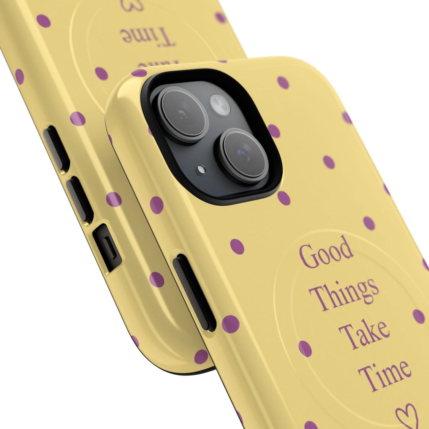 Good Things Take Time MagSafe Case – Yellow