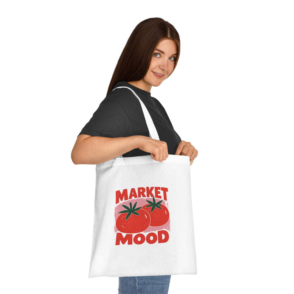 Market Mood Cotton Tote Bag