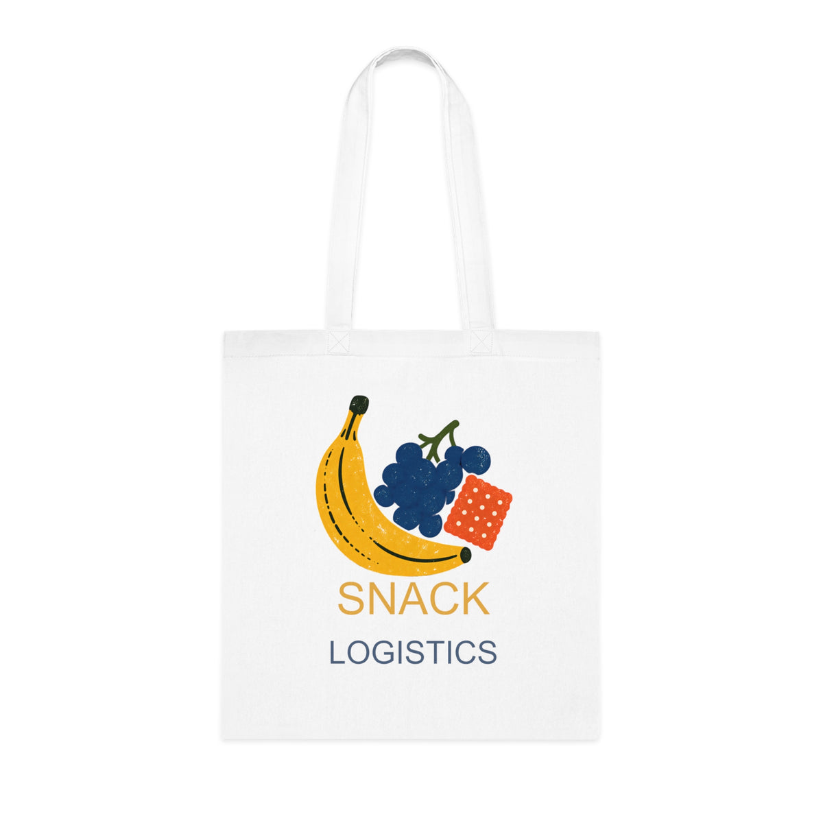 Snack Logistics Cotton Tote Bag