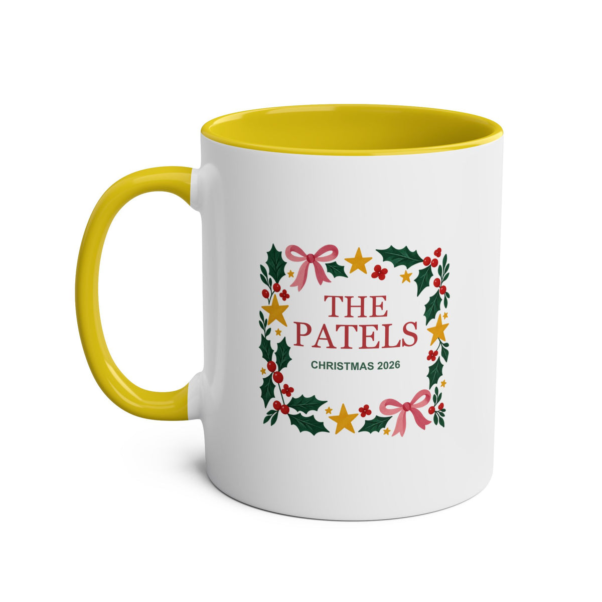 Christmas Table – Personalised Family Mug – 11oz