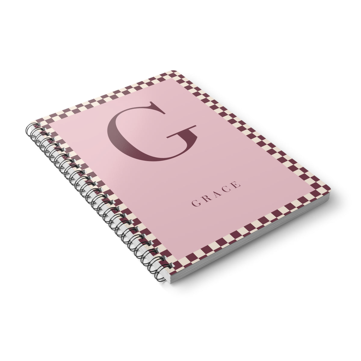 The Big Initial – Personalised A5 Lined Notebook