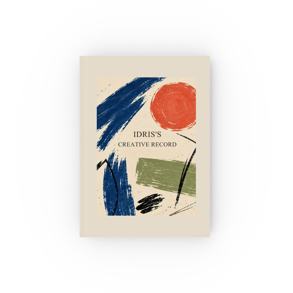 Personalised Creative Record Hardback Journal