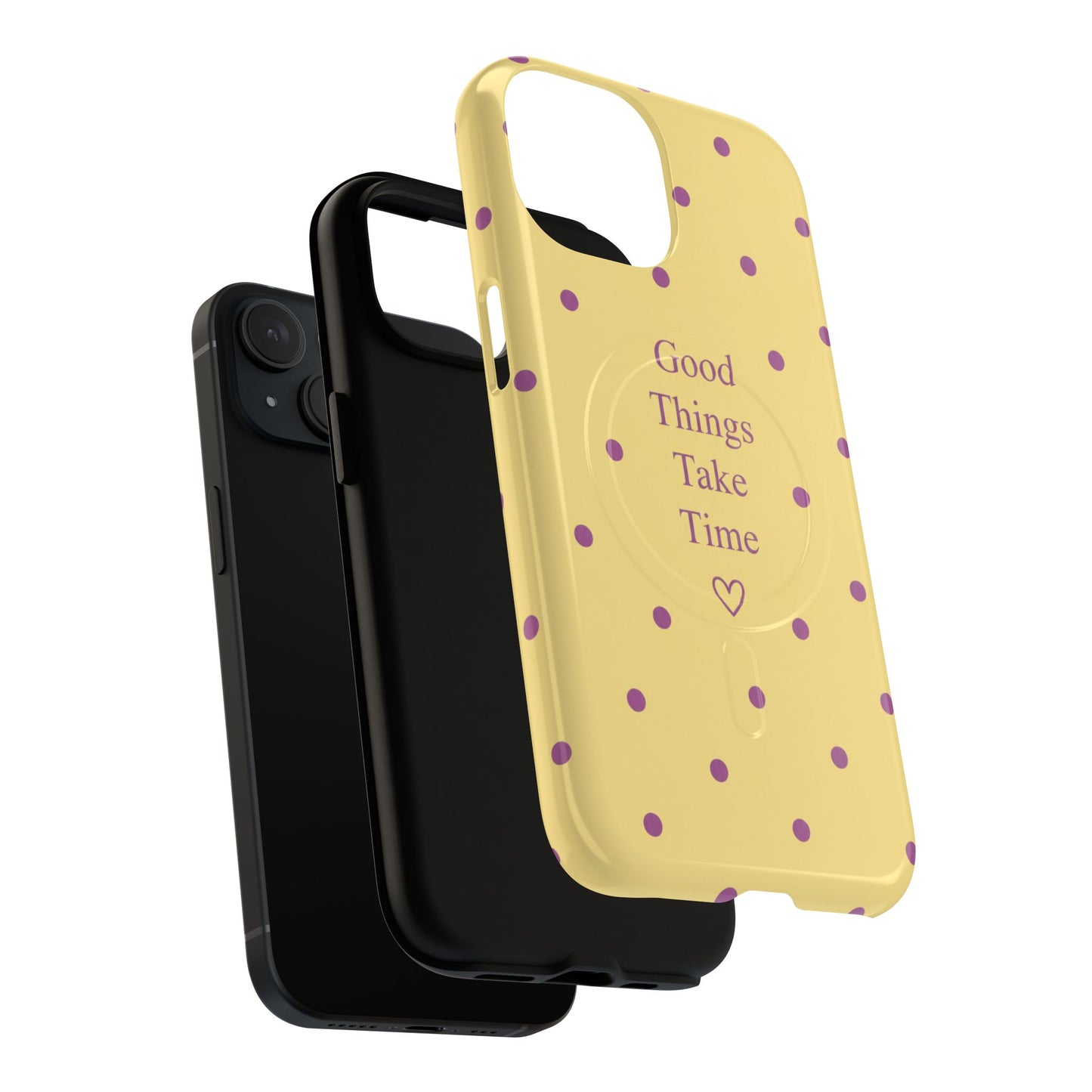 Good Things Take Time MagSafe Case – Yellow