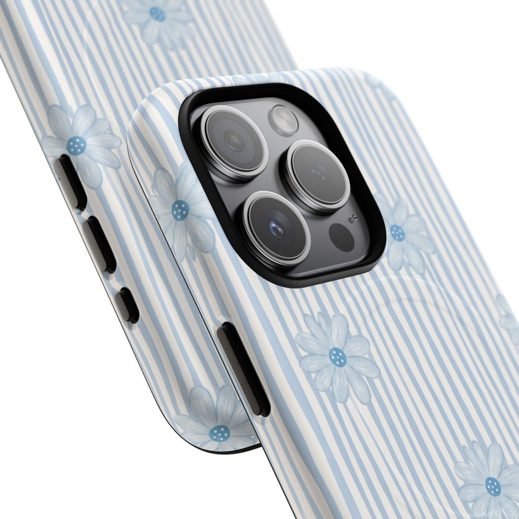 Blue Ditsy Floral Magnetic Phone Case – view 14