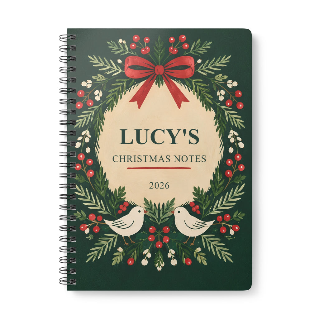 Christmas Notebook Club – Personalised A5 Notebook