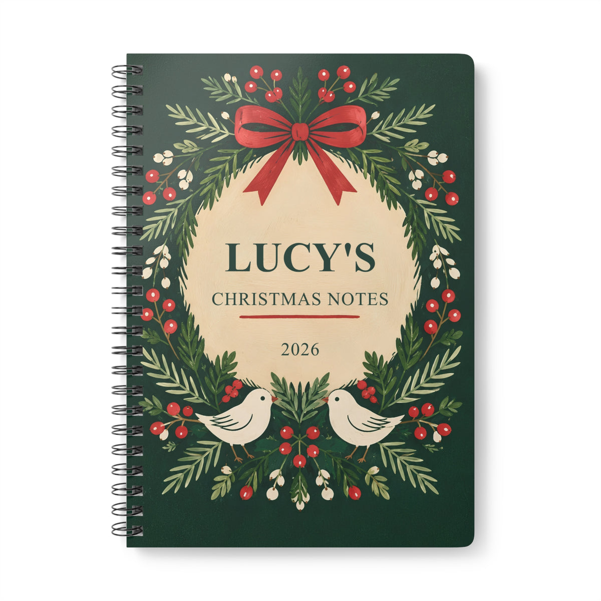 Christmas Notebook Club – Personalised A5 Notebook