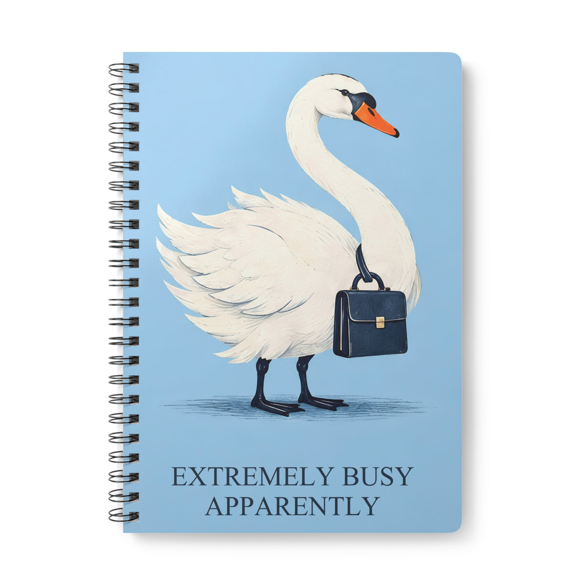 Admin Swan – Funny A5 Lined Notebook