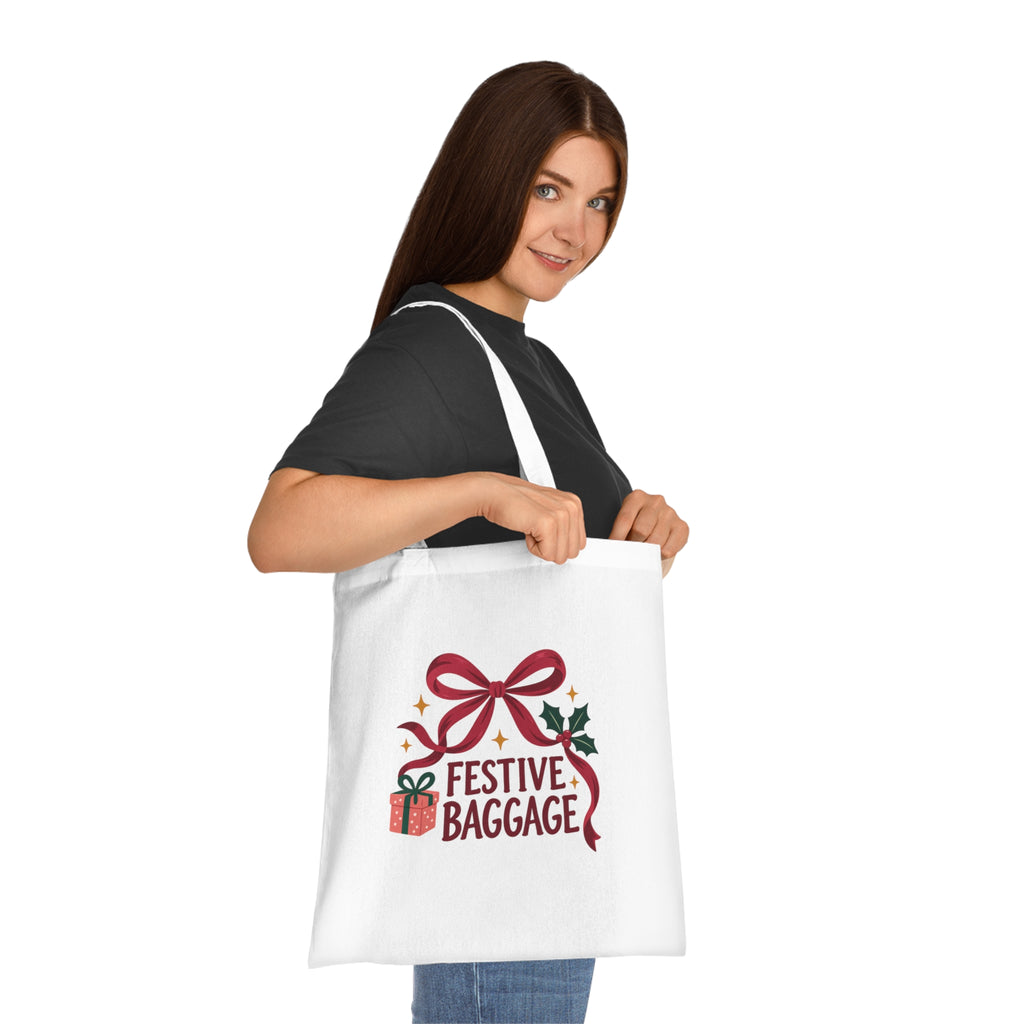 Festive Baggage Christmas Cotton Tote Bag