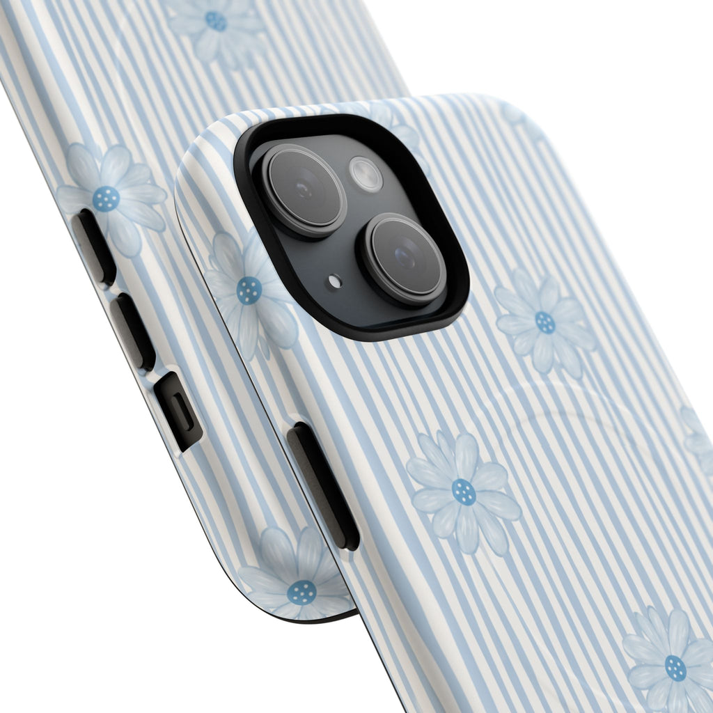 Blue Ditsy Floral Magnetic Phone Case – view 10