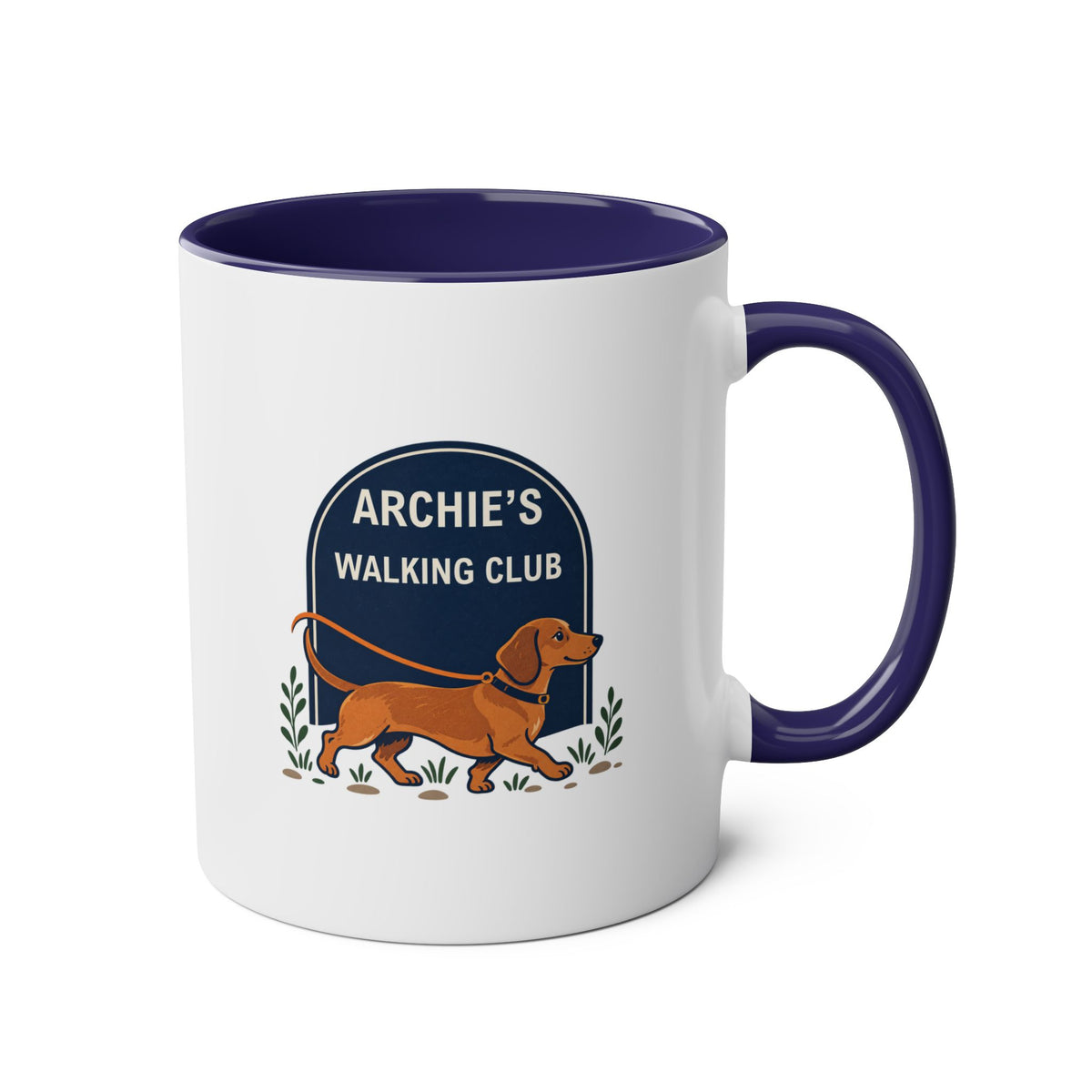 Walking Club – Personalised Dachshund Mug – 11oz