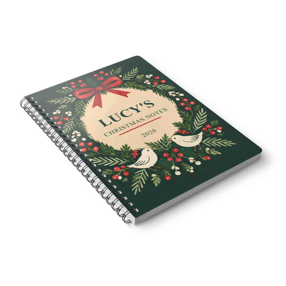 Christmas Notebook Club – Personalised A5 Notebook