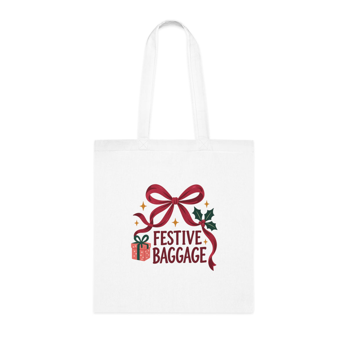 Festive Baggage Christmas Cotton Tote Bag