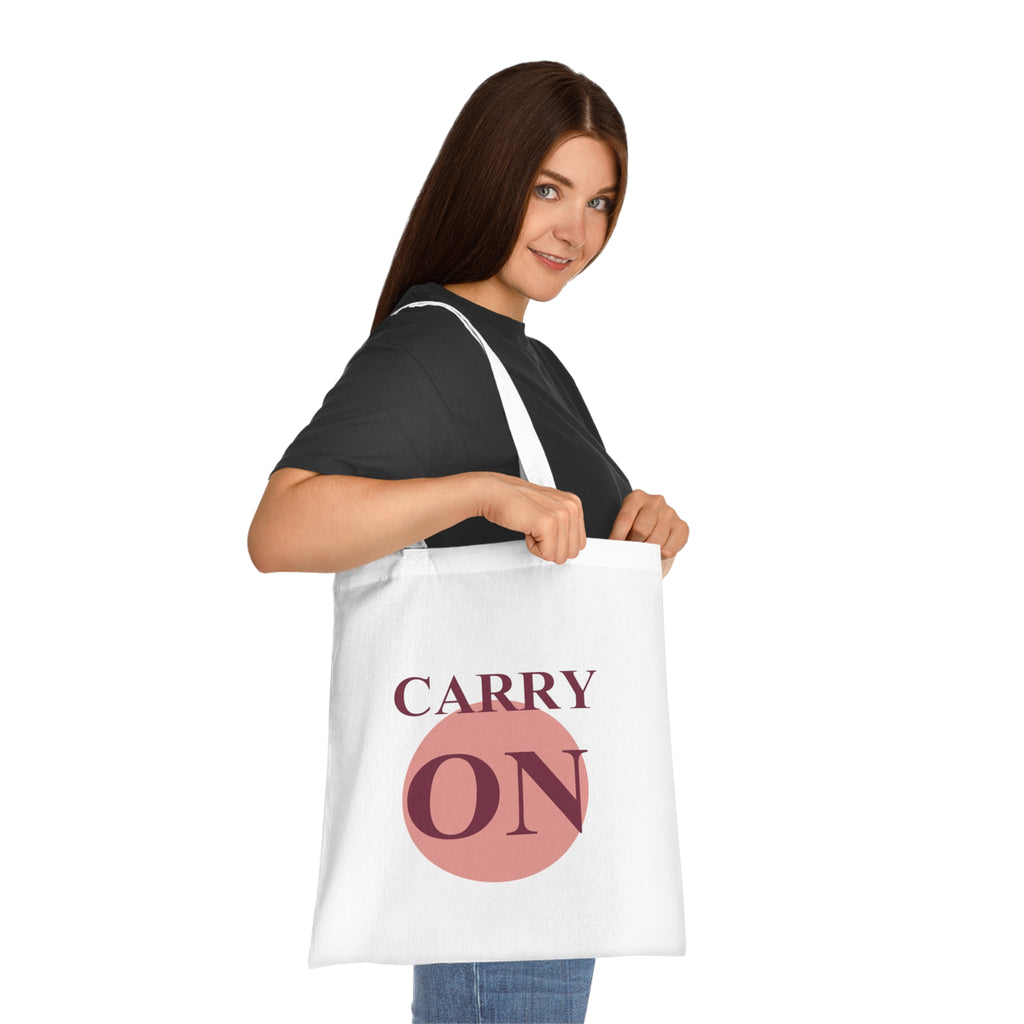 Carry On Cotton Tote Bag