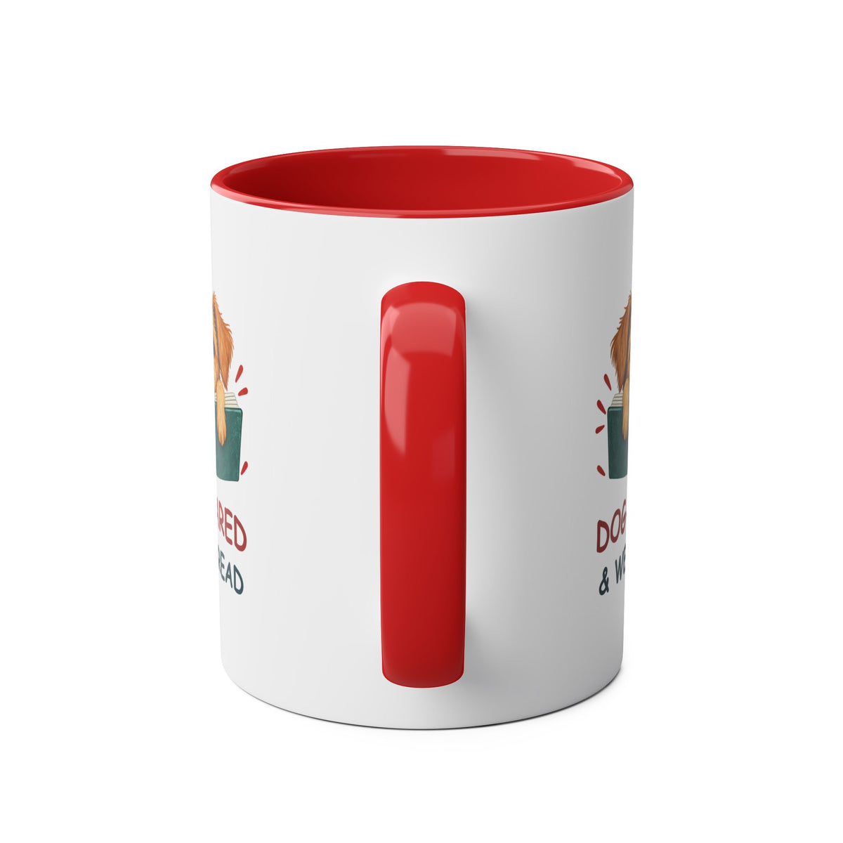 Dog-Eared and Well Read Accent Mug – 11oz
