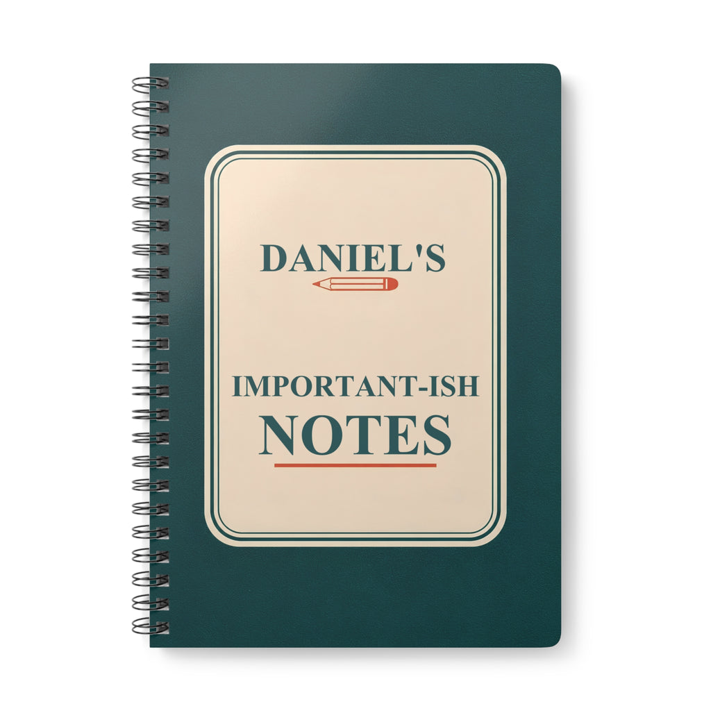 The Desk Department – Personalised A5 Lined Notebook