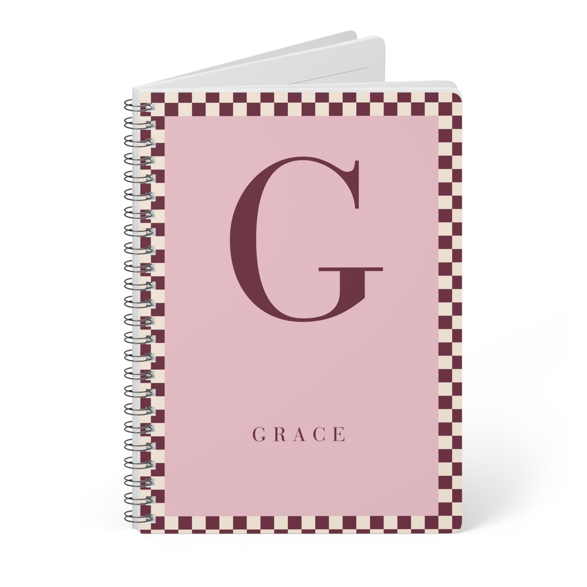 The Big Initial – Personalised A5 Lined Notebook