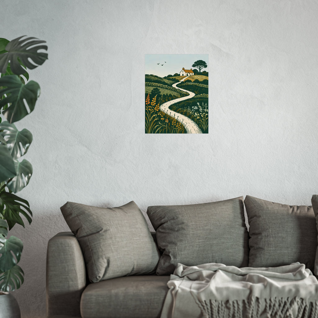 The Long Way Home – Countryside Art Print