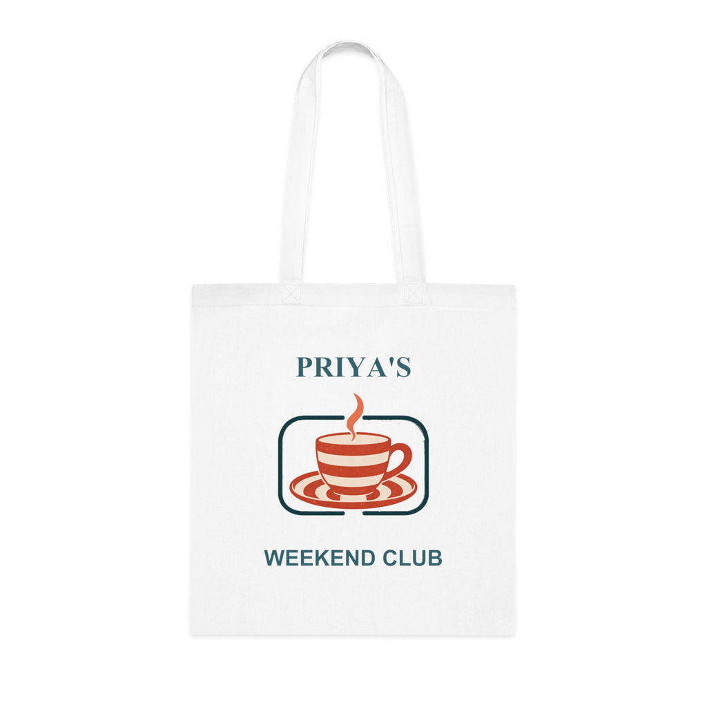 Personalised Weekend Club Cotton Tote Bag