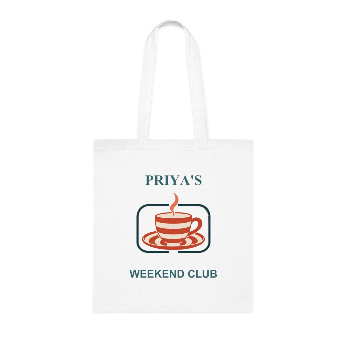 Personalised Weekend Club Cotton Tote Bag