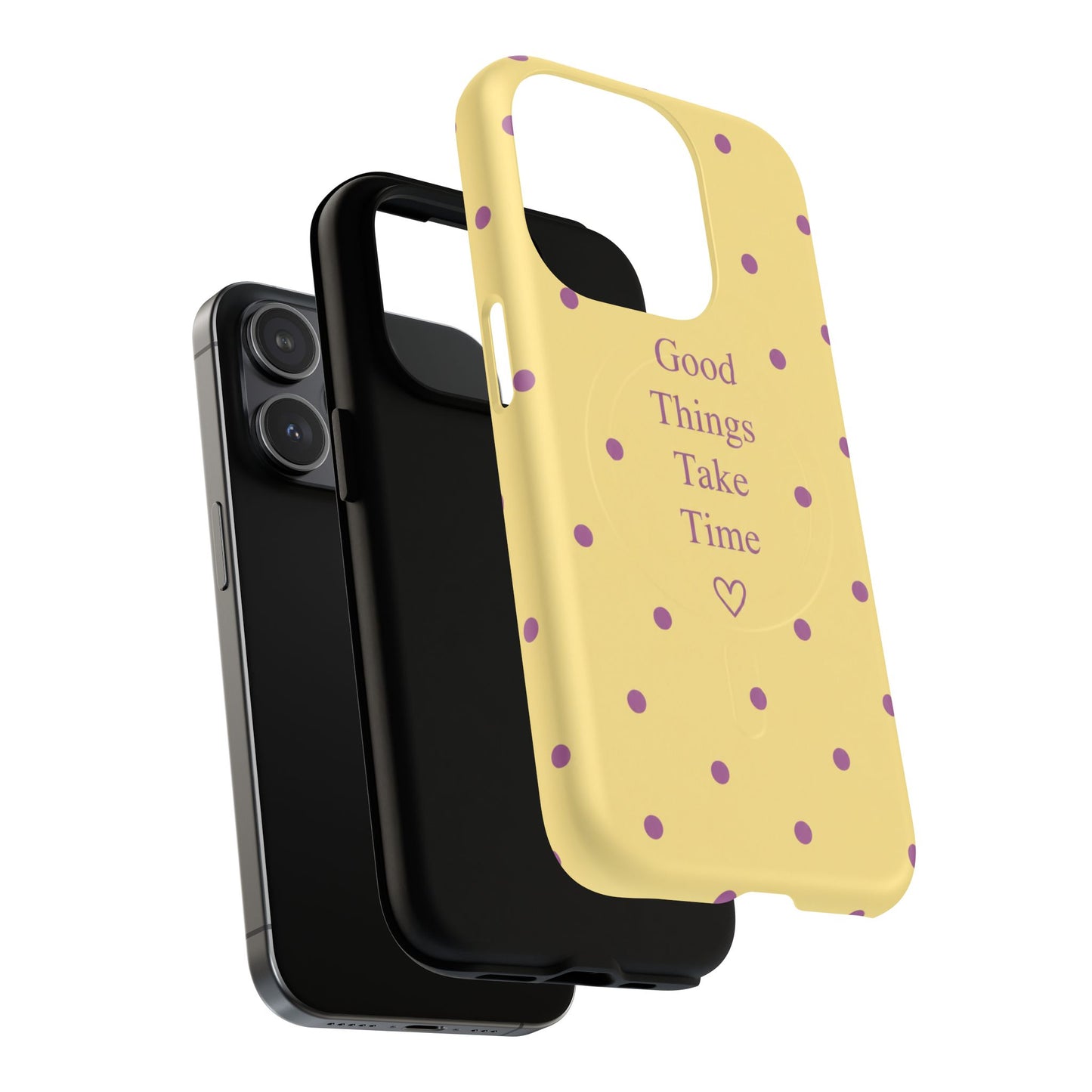 Good Things Take Time MagSafe Case – Yellow