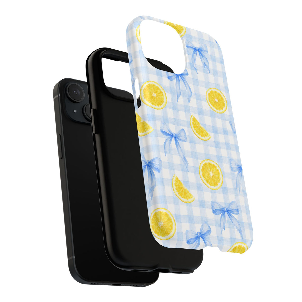 Lemon & Blue Bows Magnetic Phone Case – view 11