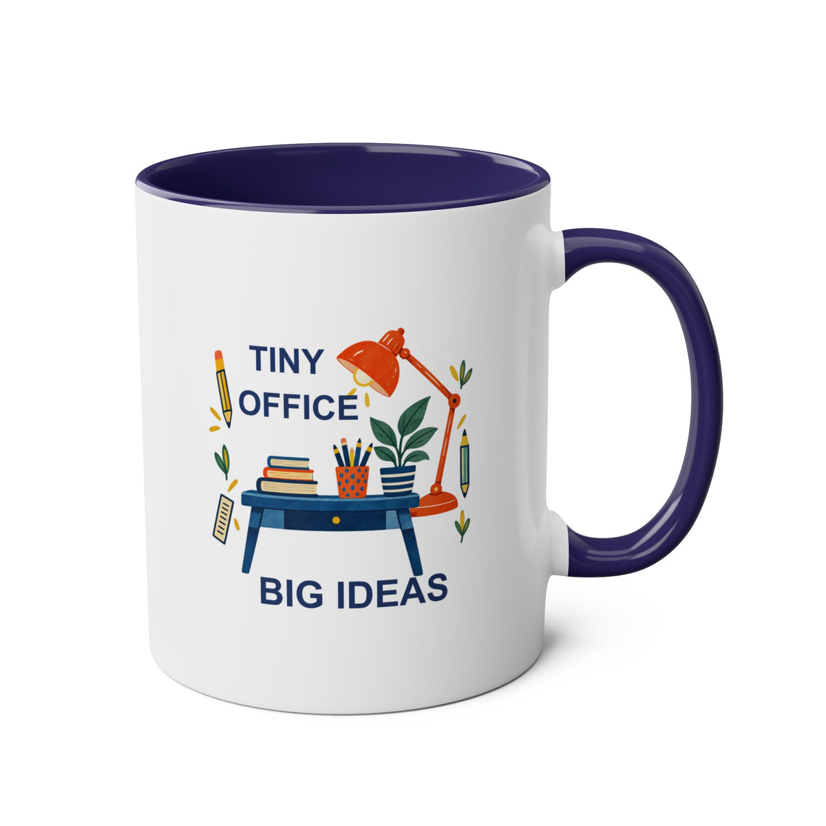 Tiny Office, Big Ideas Accent Mug – 11oz