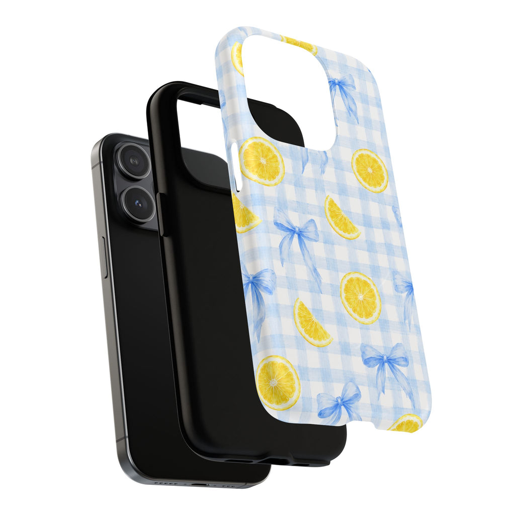 Lemon & Blue Bows Magnetic Phone Case – view 15