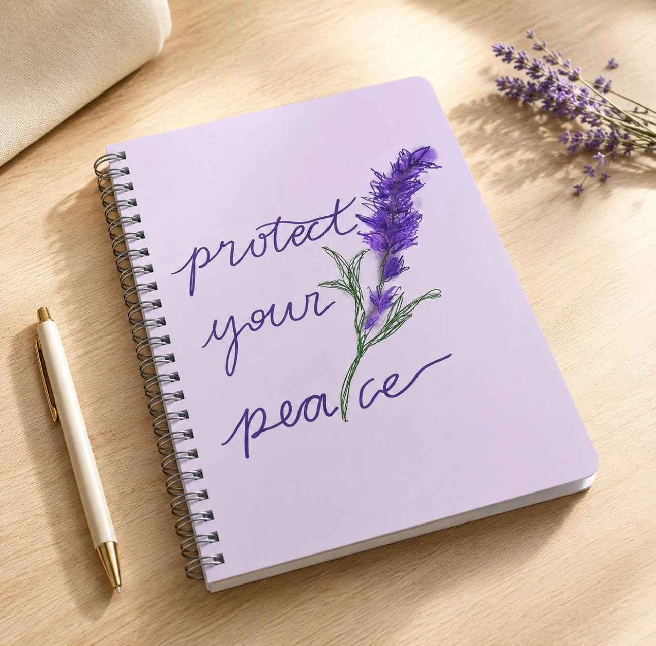Protect Your Peace A5 Lined Notebook
