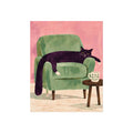 The Cat Has the Chair – Funny Cat Art Print