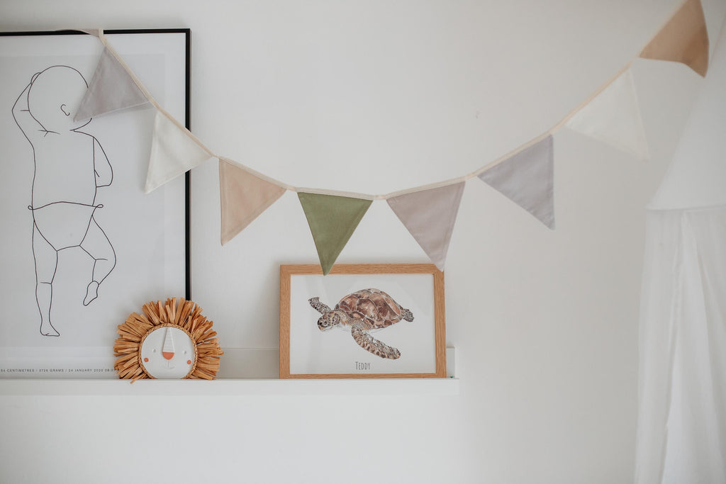 Personalised Turtle Watercolour Fine Art Print – view 7